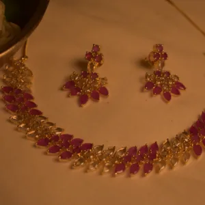 RUBY BLOSSOM NECKLACE SET