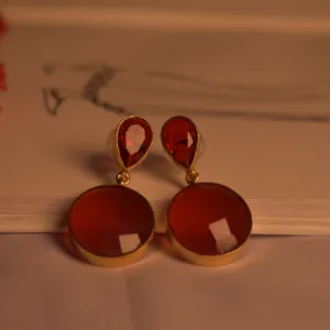 Crimson Pop Earing