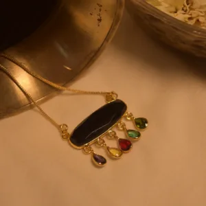 Rangoli Drops Pendant Necklace